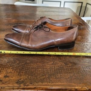 Santoni Fatte a Mano men's leather Oxford size 12